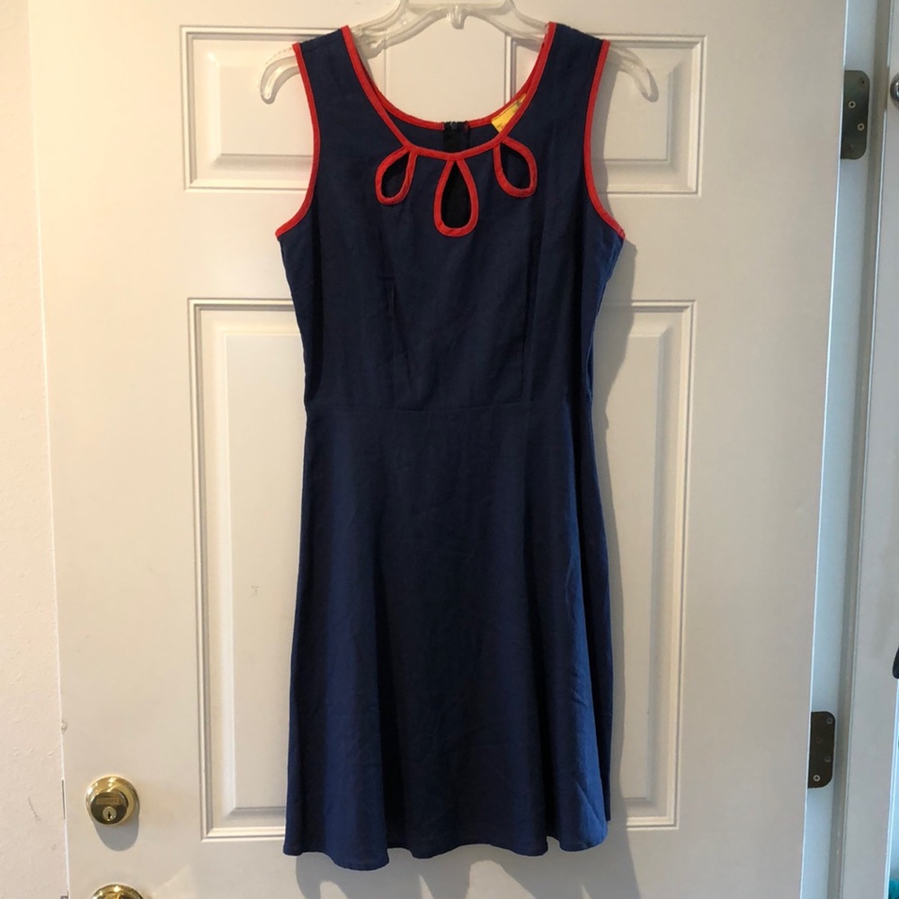 Tropical Wear Retro Skater Dress Size M